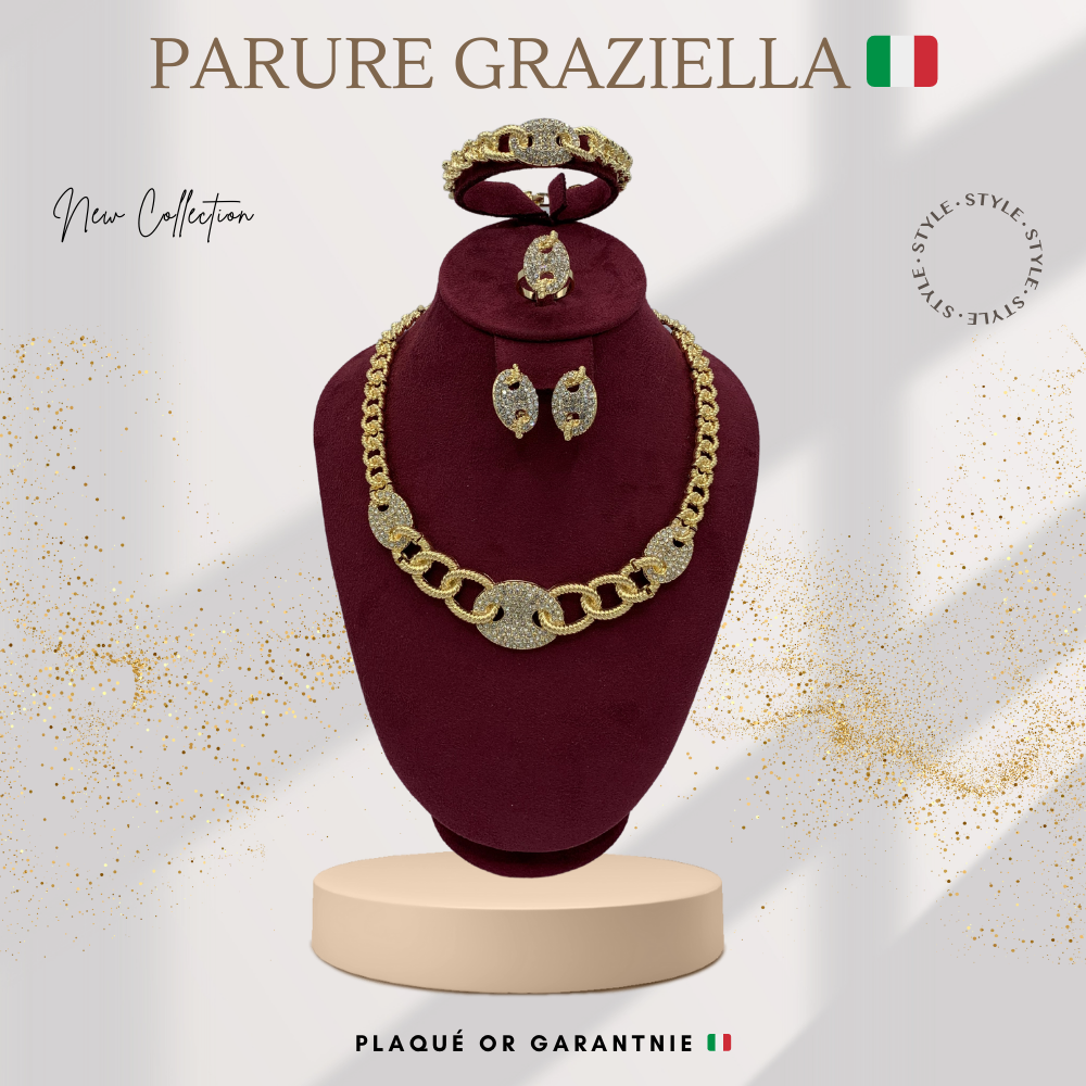 PARURE GRAZIELLA 4 PIÈCES - MODÈLE 16