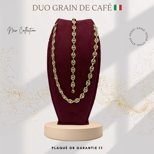 DUO GRAIN DE CAFÉ ITALIEN